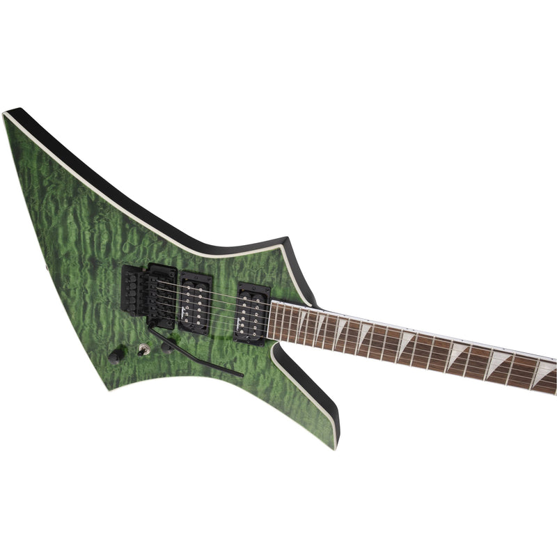 Jackson X Series Kelly KEXQ Guitar - Transparent Green