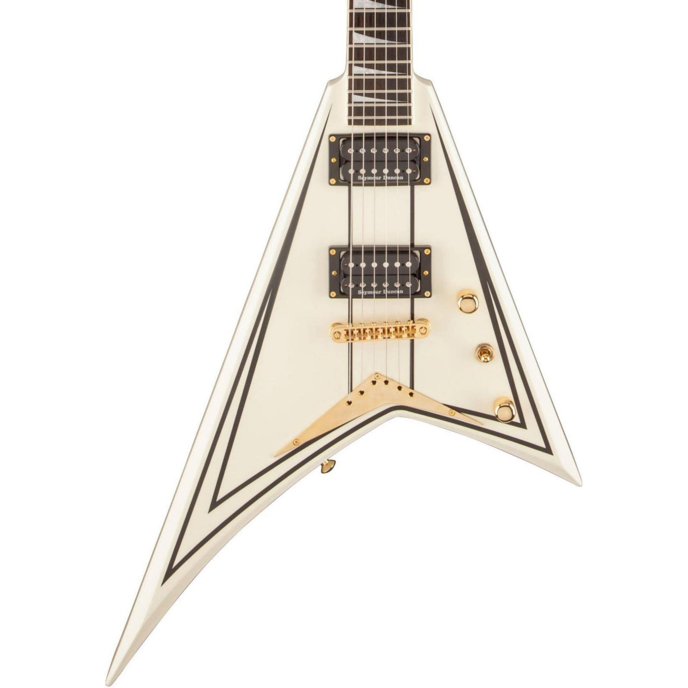 Jackson RRT-3 IVORY W/ BLK PIN – Motor City Guitar