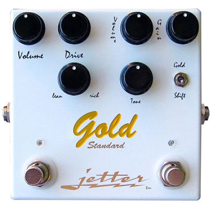 gold drive pedal Jetter Gear Gold Standard Overdrive Pedal