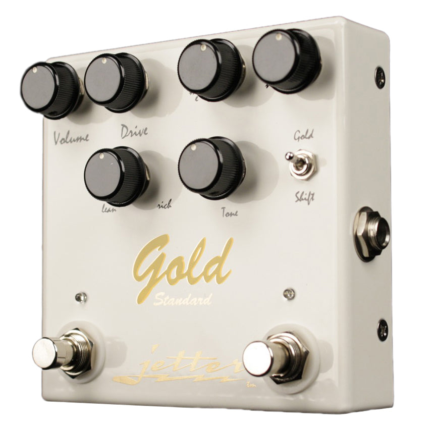 gold drive pedal Jetter Gear Gold Standard Overdrive Pedal