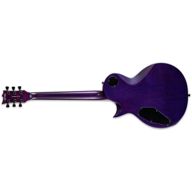 ESP LTD EC-1000FM Guitar w/ Seymour Duncan Pickups - See Thru Purple