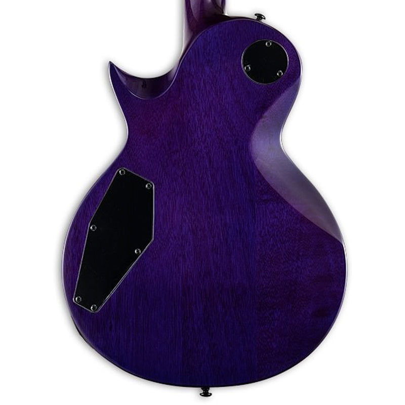 ESP LTD EC-1000FM Guitar w/ Seymour Duncan Pickups - See Thru Purple