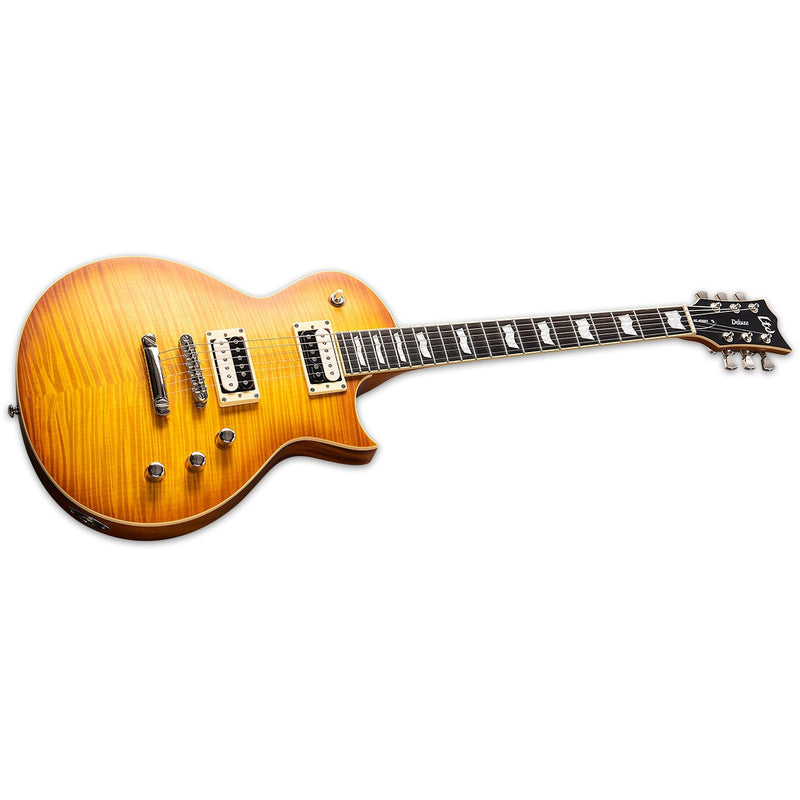 ESP LTD EC-1000T Guitar w/ Fishman Pickups - Honey Burst Satin