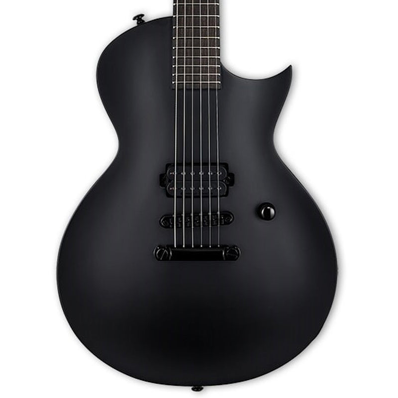 ESP LTD EC Black Metal Guitar w/ a Seymour Duncan Pickup - Black Satin