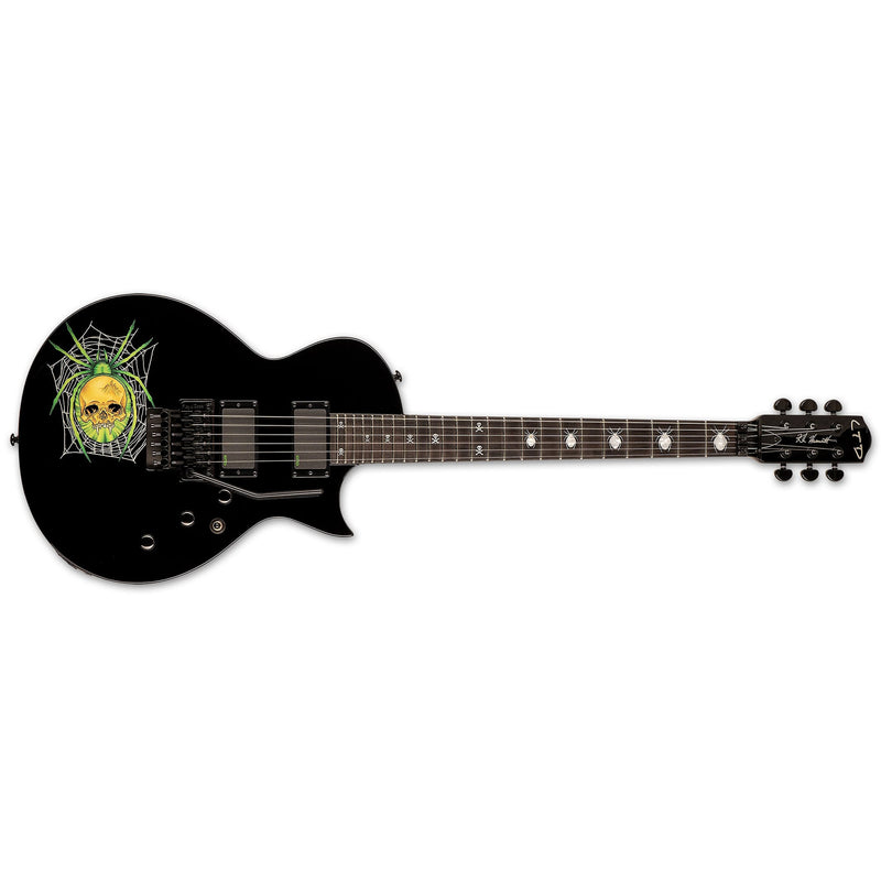 LTD 30th Anniversary KH-3 Kirk Hammet Signature Model - Black Spider Graphic
