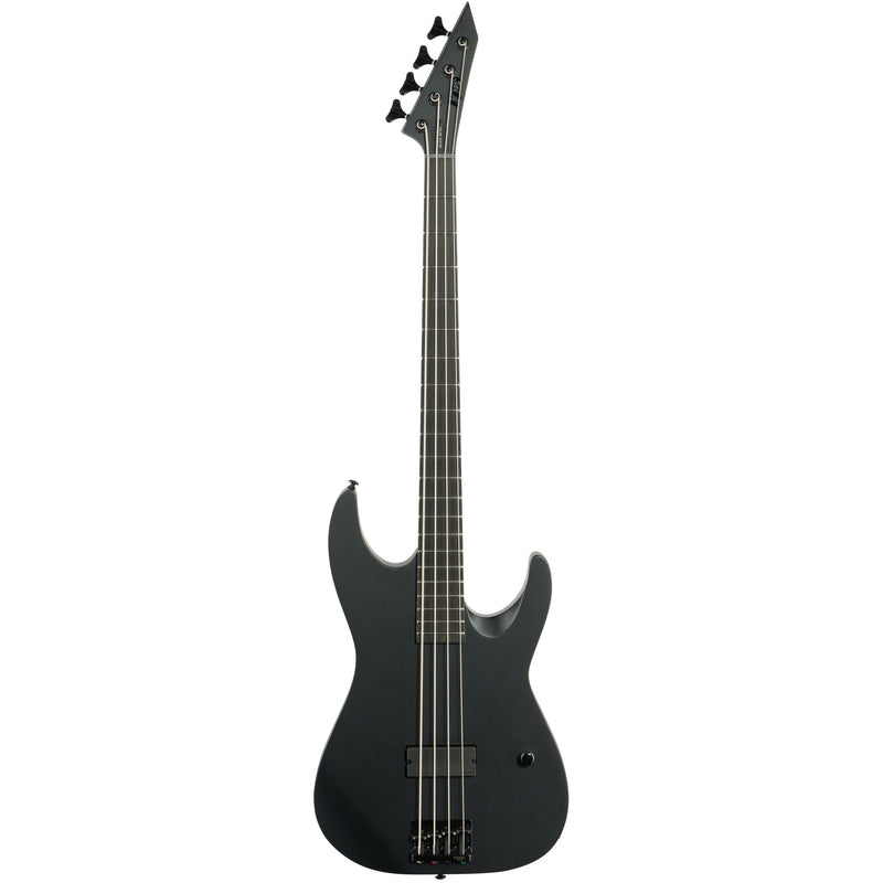 ESP LTD M-4 Black Metal Bass Guitar - Black Satin