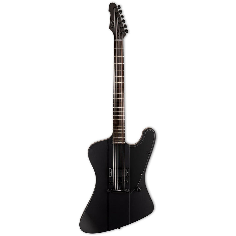 ESP LTD Phoenix Black Metal Guitar w/ a Fishman Fluence Pickup - Black Satin