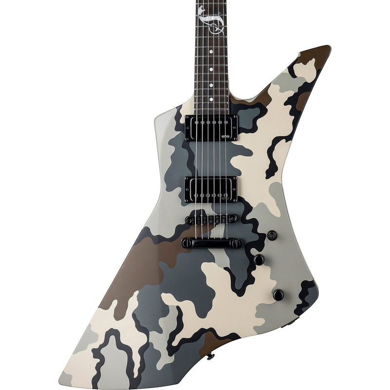 ESP LTD James Hetfield Signature Snakebyte Camo Guitar - Kuiu Camo Satin w/Case