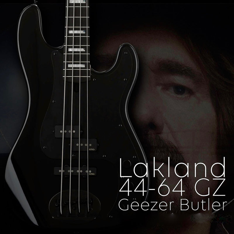 Lakland Skyline Series Geezer Butler Signature 44-64 4-String P/J Bass - Black