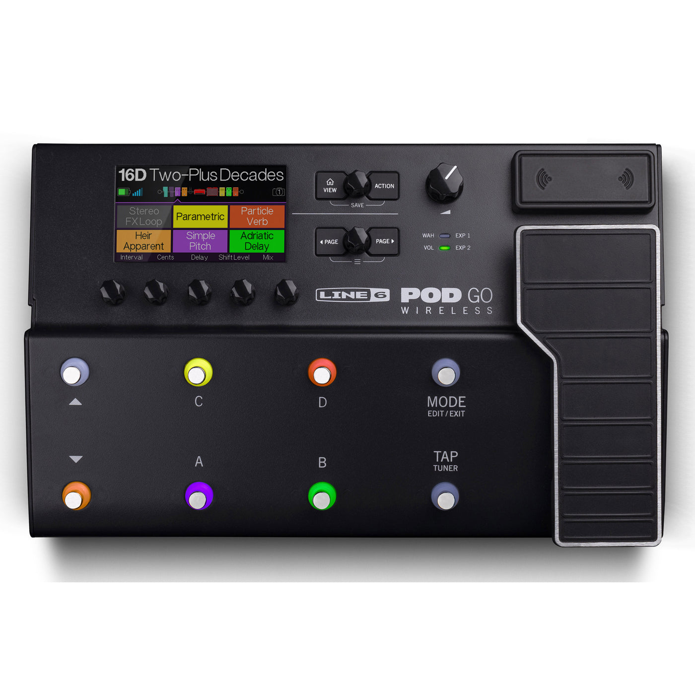 pedal wireless Line 6 Pod Go Wireless Multi-Effects Pedal