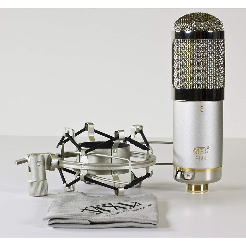 MXL R144 HE Heritage Edition Dynamic Ribbon Microphone w/Shock Mount & Case