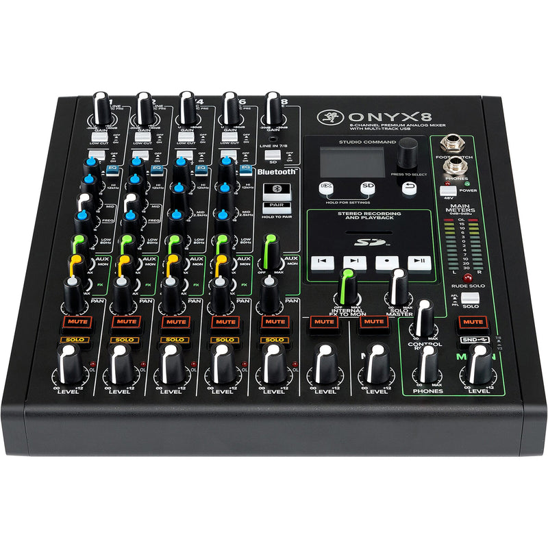 Mackie ONYX8 8-Channel Premium Analog Mixer with Multi-Track USB