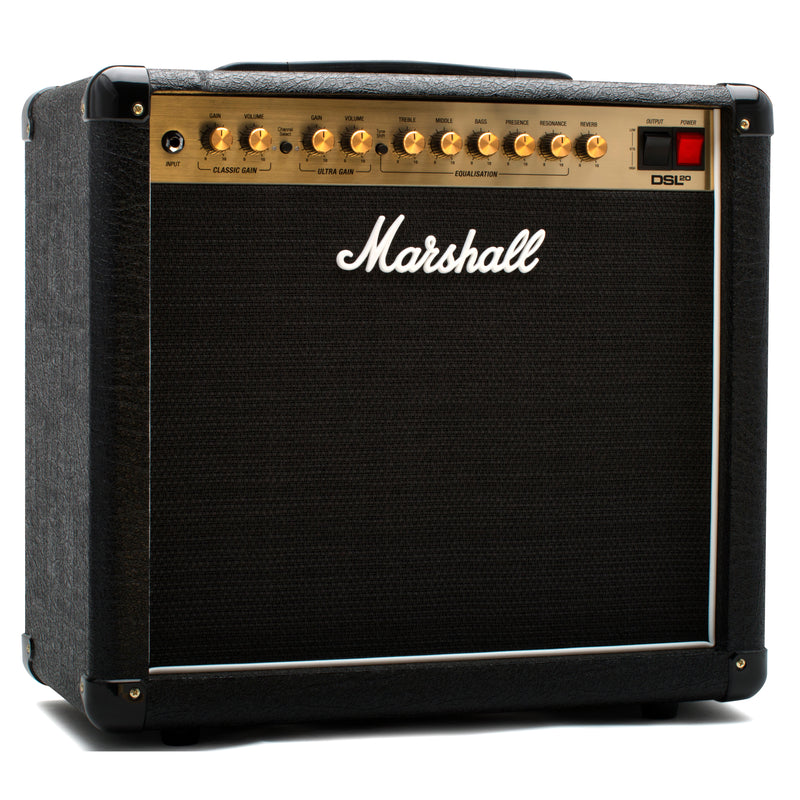 Marshall DSL20C 20W All Valve 2 Channel, 1x12 Combo With Digital Reverb