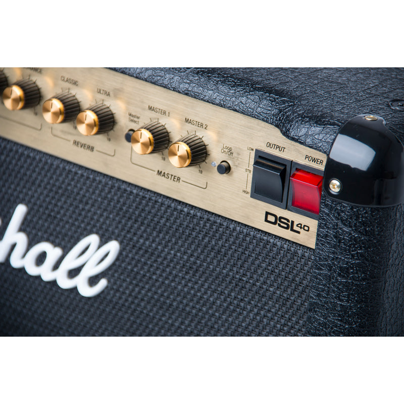 Marshall DSL40CR 40W All Valve 2 Channel 1x12 Combo With Resonance, Digital Reverb, Celestion V-Type Speaker