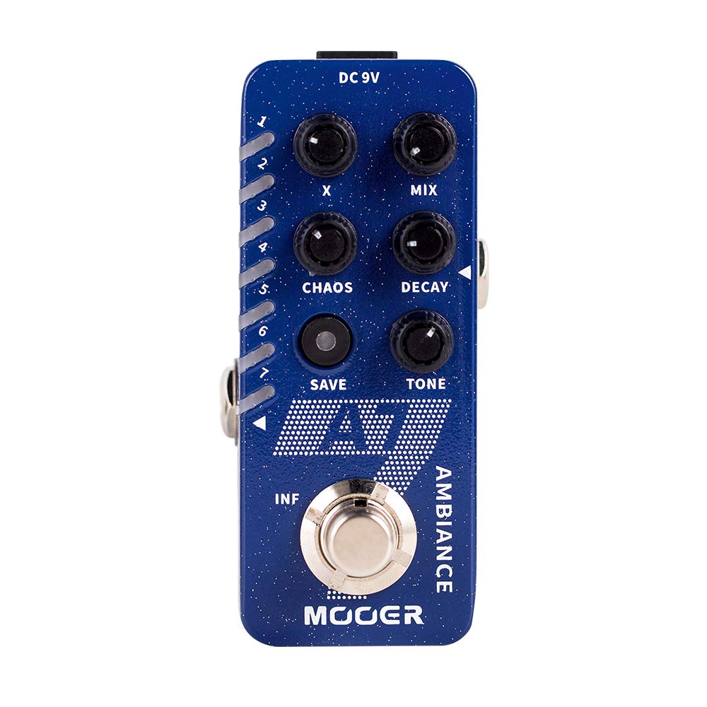 guitar ambient pedals Mooer A7 Ambience Reverb – Motor City Guitar
