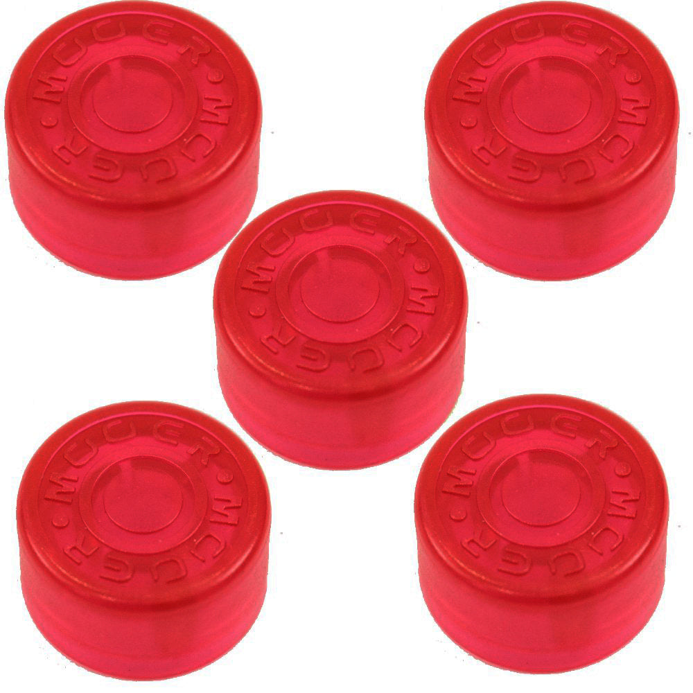 Mooer Pedal Footswitch Topper Button Cap - 5 pk Red