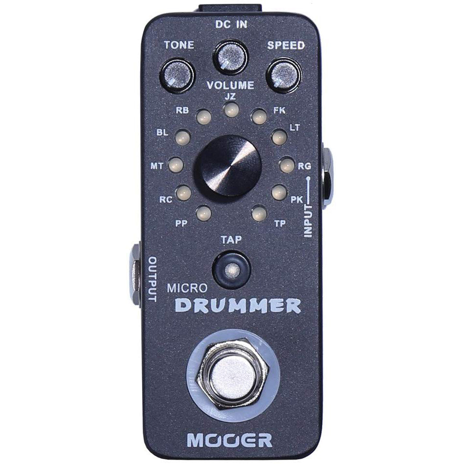 Mooer Micro Drummer Pedal  Motor City Guitar