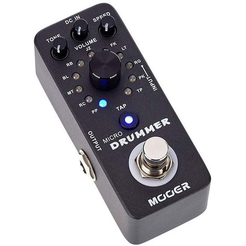 micro drummer pedal Mooer Micro Drummer Digital Drum Machine Pedal