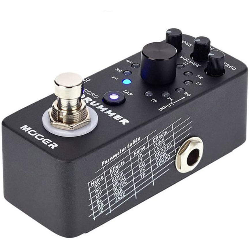 micro drummer pedal Mooer Micro Drummer Pedal – Motor City Guitar