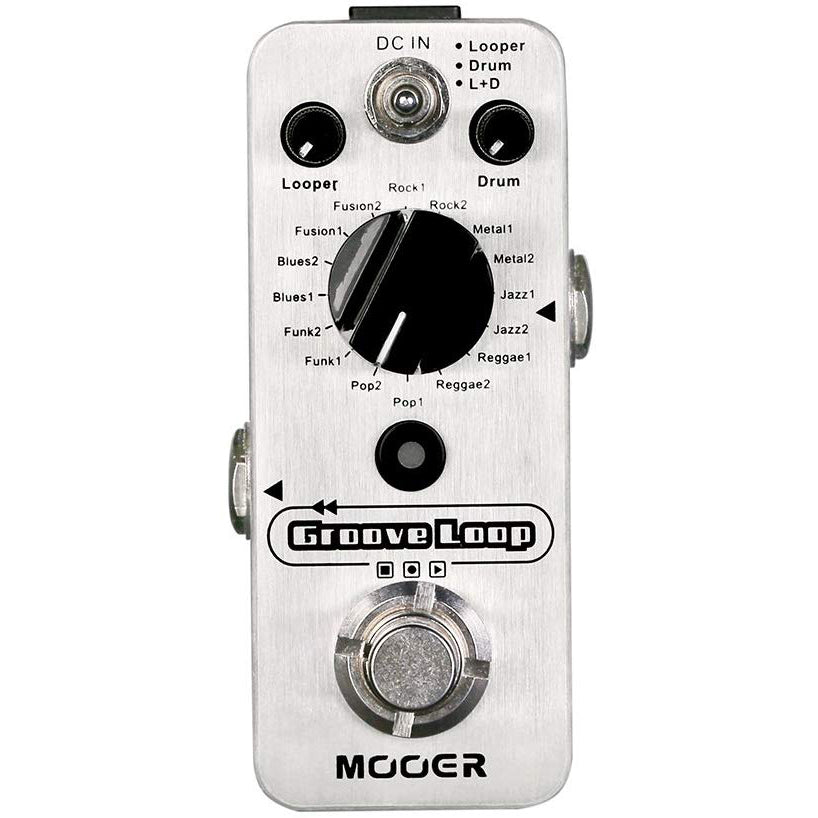 micro looper pedal Mooer Groove Loop Drum Pedal – Motor City Guitar