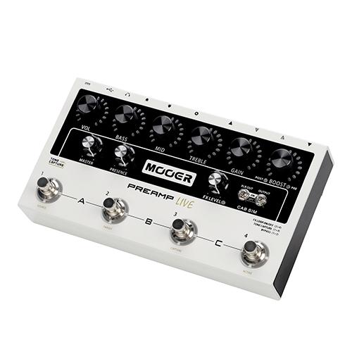 Mooer PREAMP LIVE Amp Modeling Pedal w/ Tone Capture