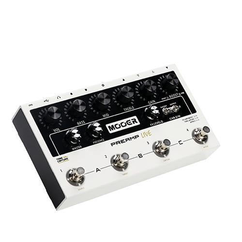 Mooer PREAMP LIVE Amp Modeling Pedal w/ Tone Capture