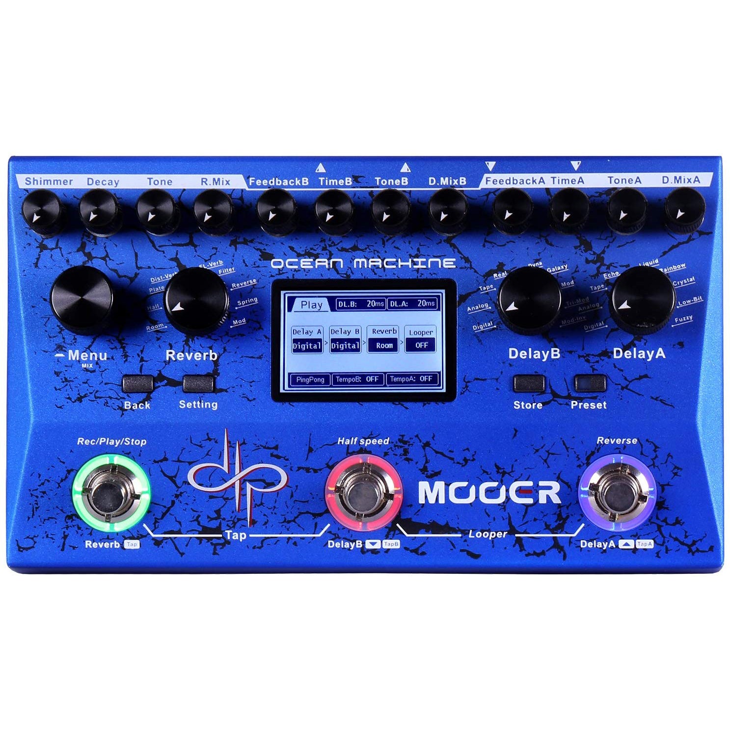 ギター Mooer Ocean Machine Mooer Ocean Machine Pedal – Motor City Guitar