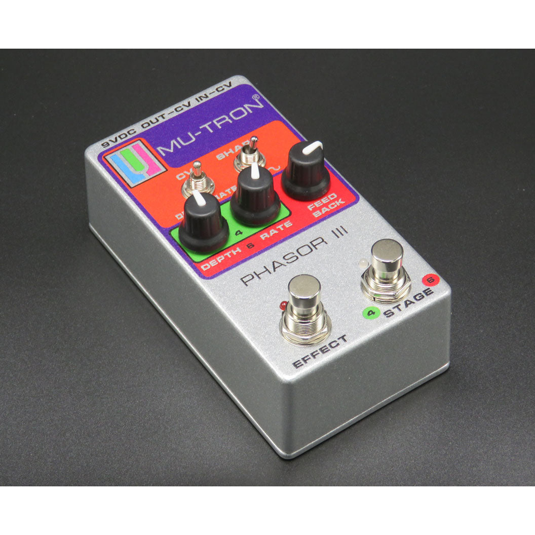 mutron guitar pedal Mu-Tron Phasor III Phase Shifter Pedal