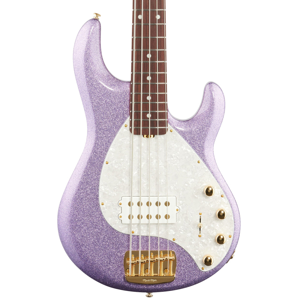Music Man StingRay Special 5 - Amethyst Sparkle - Roasted Maple/Rosewood Board