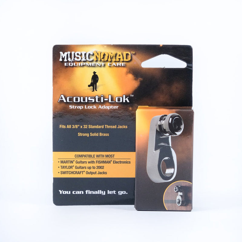 Music Nomad MN270 Acousti-Lok Strap Lock Adapter for Standard Output Jacks