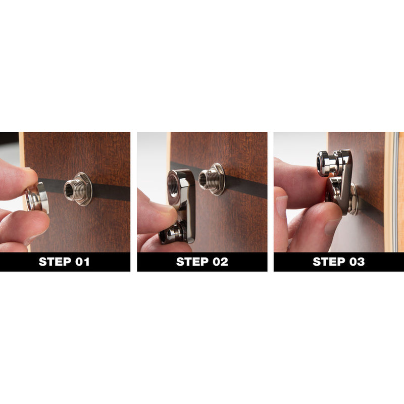 Music Nomad MN270 Acousti-Lok Strap Lock Adapter for Standard Output Jacks