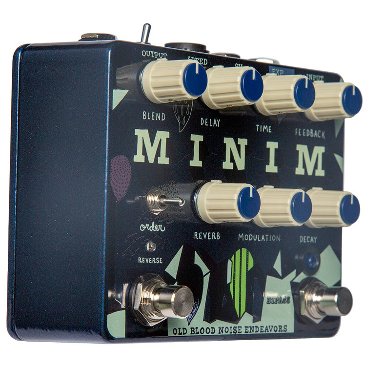 Old Blood Noise Minim Immediate Ambient Machine Reverse Delay Reverb Pedal