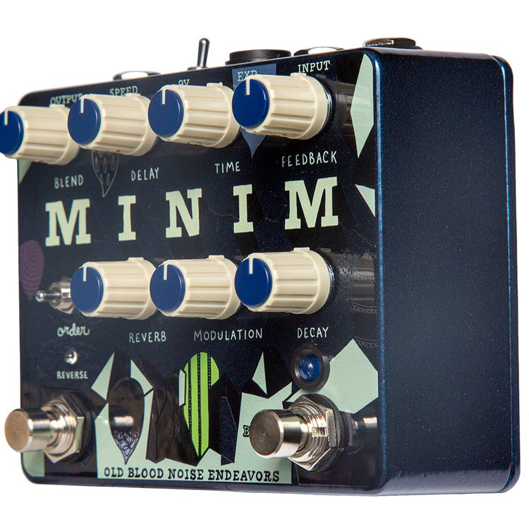 Old Blood Noise Minim Immediate Ambient Machine Reverse Delay Reverb Pedal