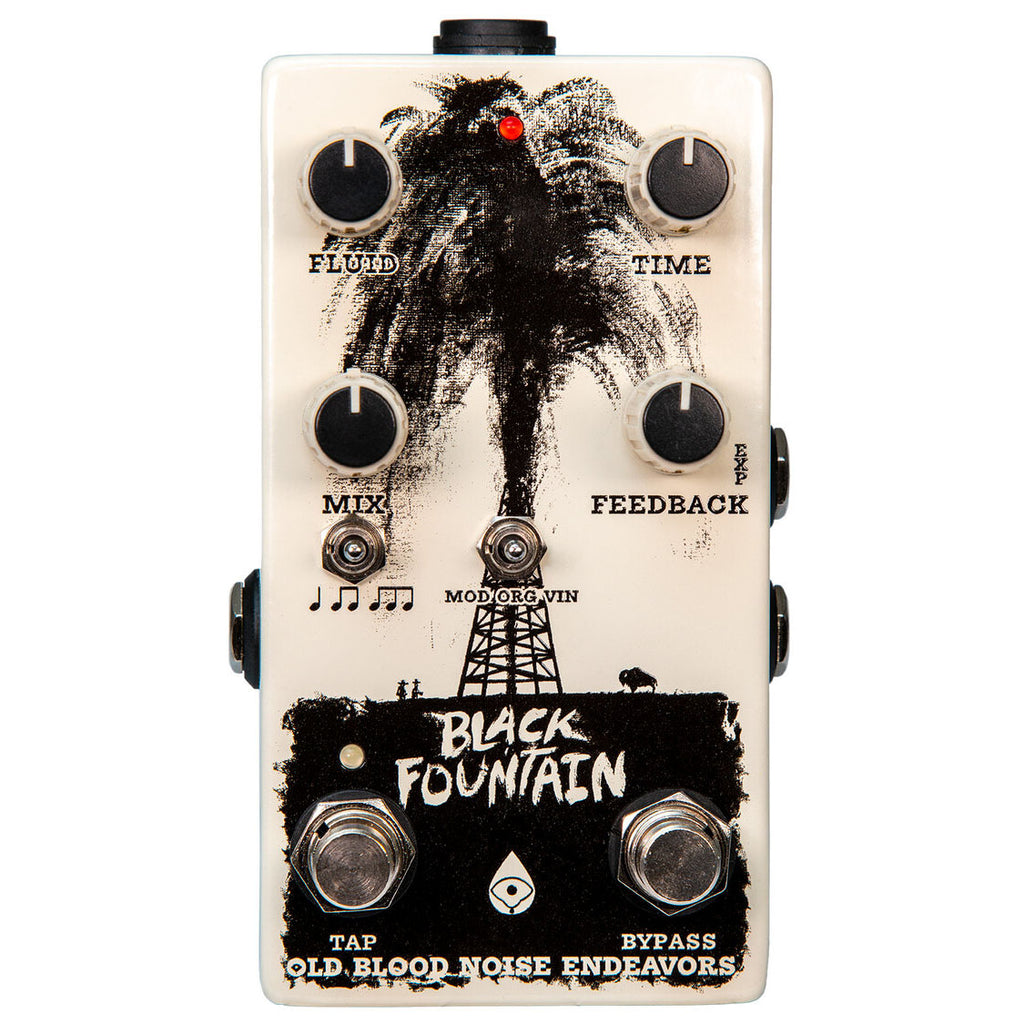 Old Blood Noise Black Fountain V3 Oil Can Delay Pedal w/Tap Tempo