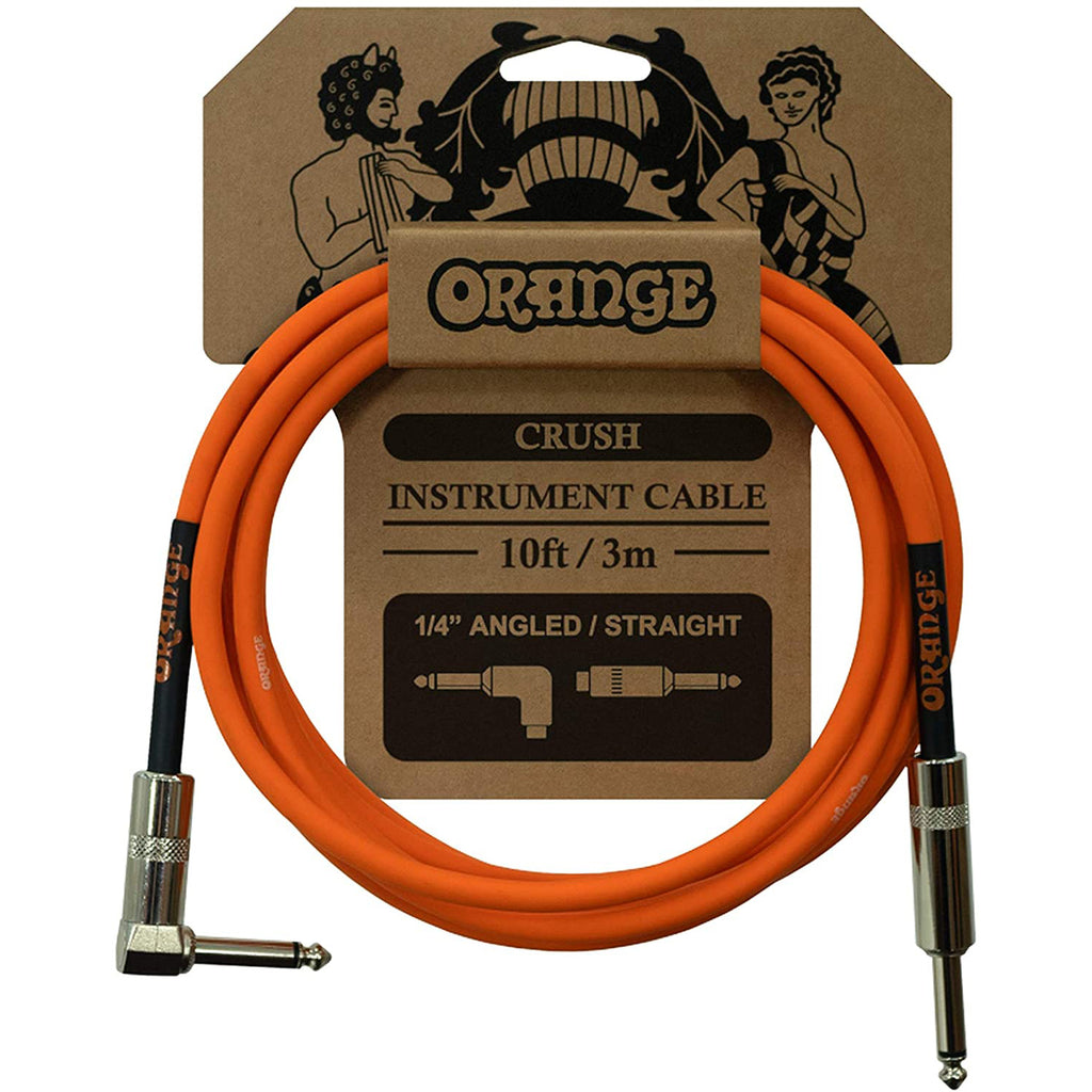 Orange CA035 Crush 10-Foot Instrument Cable, Right to Straight, Orange