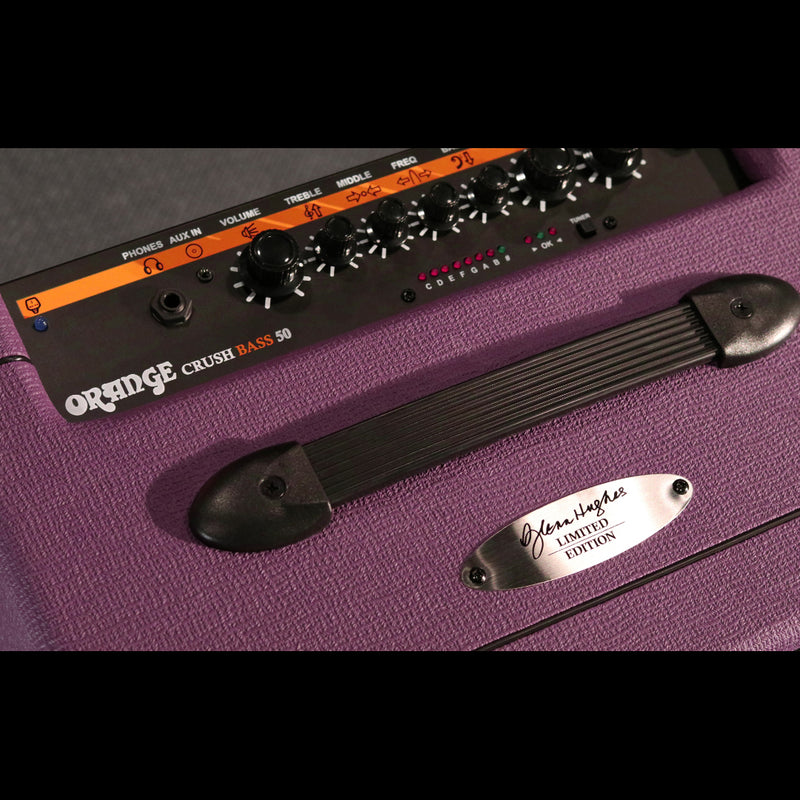 Orange Amplifiers Crush Bass 50 Glenn Hughes Limited Edition - Deep Purple Vinyl