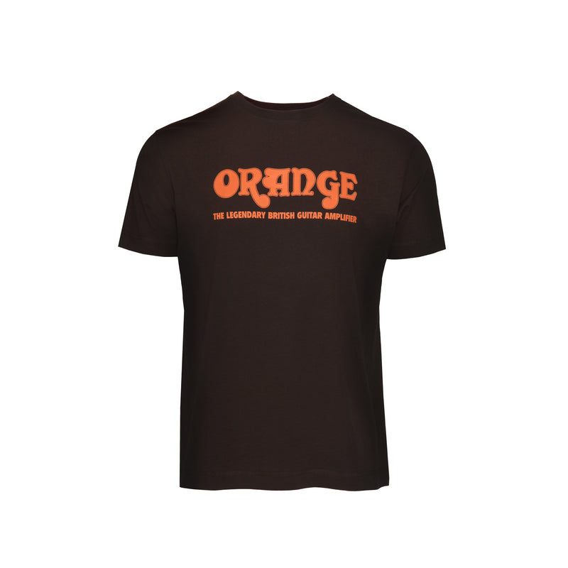 Orange Retro Brown T-Shirt L