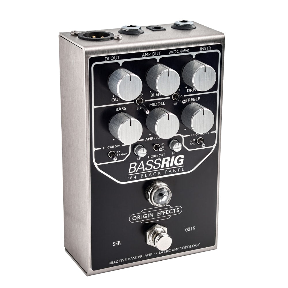 Origin Effects BassRIG '64 Black Panel Bass Preamp Pedal