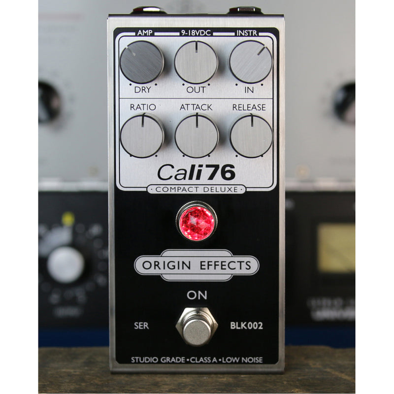 Origin Effects Cali76 Compact Deluxe Limited Edition Inverted Black Compressor Pedal