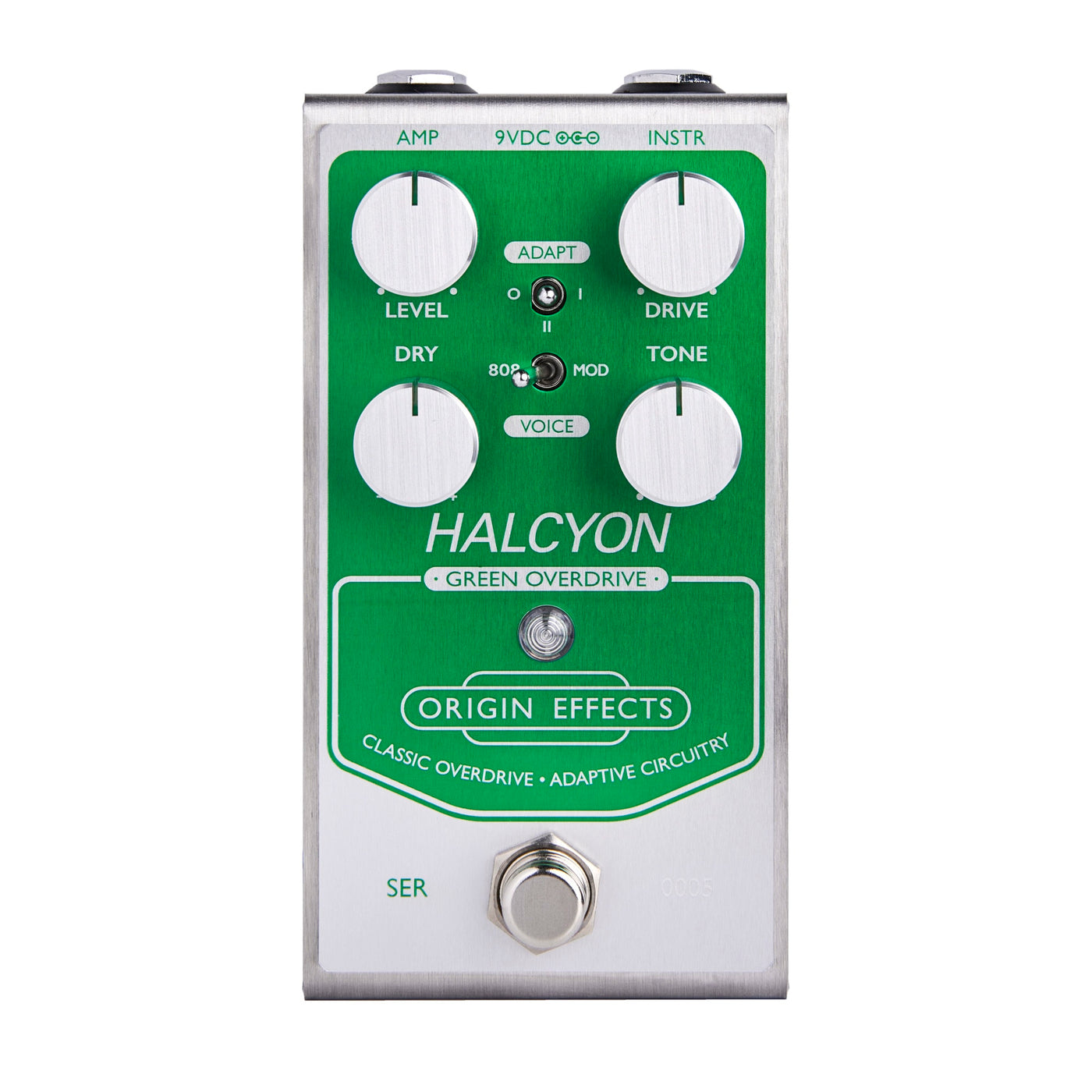 Origin Effects Halcyon Green Overdrive Pedal