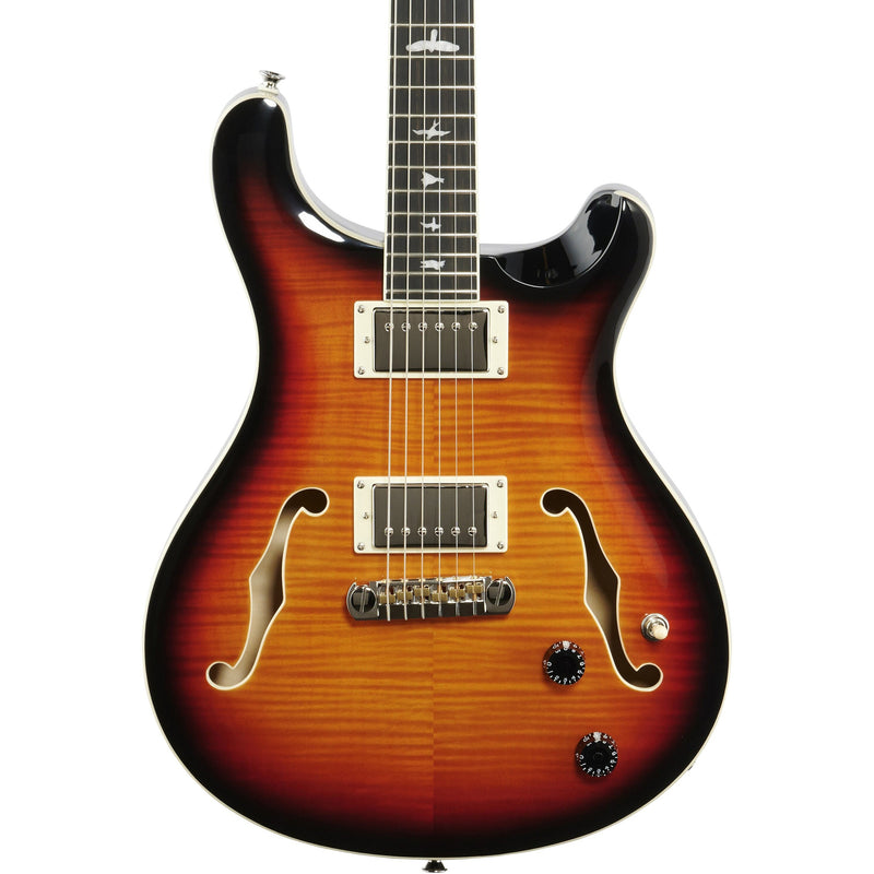 Paul Reed Smith SE Hollowbody II Guitar - Tricolor Sunburst with Case