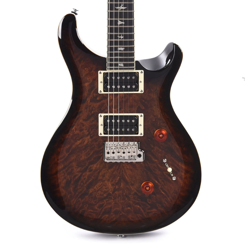 Paul Reed Smith SE Custom 24 Quilt Guitar w/ PRS Gig Bag - Black Gold Burst