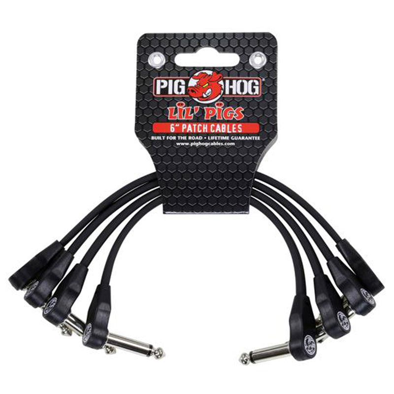 Pig Hog Lil Pigs 6in Cable 4pk