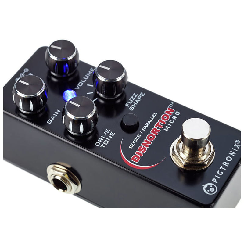 Pigtronix Disnortion Micro Analog Fuzz & Overdrive Pedal