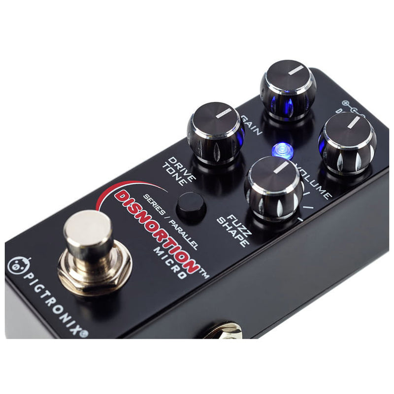 Pigtronix Disnortion Micro Analog Fuzz & Overdrive Pedal