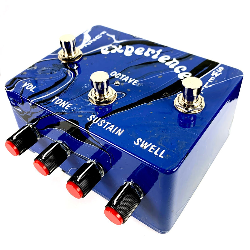 Prescription Electronics Experience Octave Fuzz & Swell Pedal - Limited Edition Blue Swirl Finish