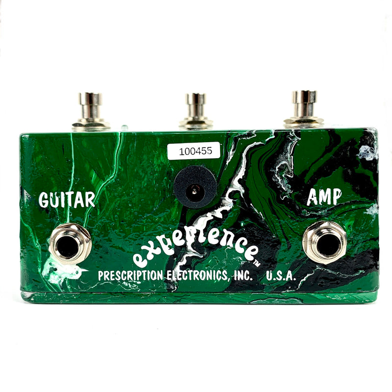 Prescription Electronics Experience Octave Fuzz & Swell Pedal - Limited Edition Green Swirl Finish