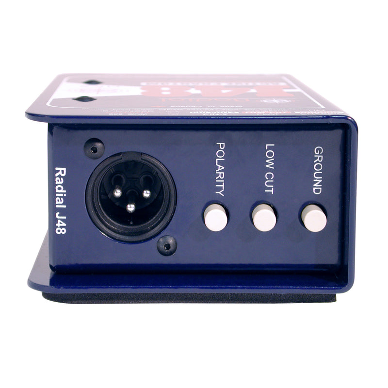 Radial J48 1-Channel Phantom Powered Active 48v Direct Box