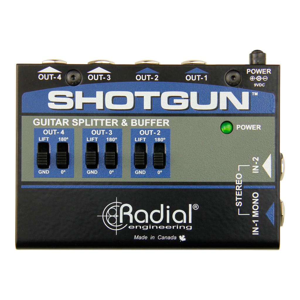 Radial Shotgun 4-ch Amp Driver
