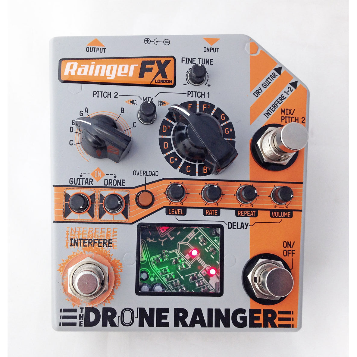rainger fx pedals Rainger FX Drone Ranger Digital Delay Pedal